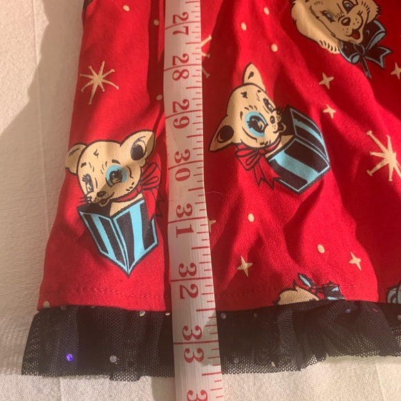 Soupuss 'Holly Jolly' Lyla dress (peekaboo puppies & xmas gifts) discontinued - Picture 5 of 7